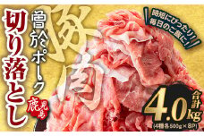 ＜2025年11月中に発送予定＞鹿児島県曽於市産 曽於ポーク切り落とし 合計4.0kg(ロース／バラ／肩ロース／モモウデ切り落とし) 国産 豚肉 切り落とし【Rana】A791-11