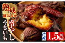 A-212 熟成紅はるか冷やし焼芋(約1.5kg)【かわいち国分】霧島市 国産 冷凍 焼き芋 蜜 貯蔵