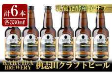 A4-003 KAKUIDA BREWERY 乳酸発酵柚子サワー6本セット【福山黒酢】霧島市 ビール クラフトビール ご当地ビール 地ビール お酒 かくいだ 桷志田 乳酸発酵柚子サワー