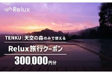 K-541 Reluxで予約 「TENKU｜天空の森」専用クーポン(300,000円相当)特別な体験をとどける宿泊予約サービスです【フューチャーリンクネットワーク】霧島市 鹿児島 霧島 ホテル 宿泊券 旅行 宿 クーポン 旅行
