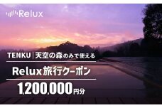 K-543 Reluxで予約 「TENKU｜天空の森」専用クーポン(1,200,000円相当)特別な体験をとどける宿泊予約サービスです【フューチャーリンクネットワーク】霧島市 鹿児島 霧島 ホテル 宿泊券 旅行 宿 クーポン 旅行