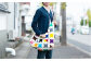 あづまバッグ七宝柄　2019かごしまの新特産品コンクール県知事賞受賞作品です！（モデル身長153㎝）