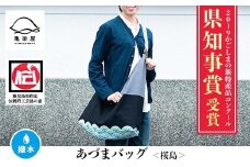 あづまバッグ【桜島柄】＊鹿児島大学共同研究開発商品＊【E-112cH】