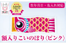 額入りこいのぼり【ピンク色】ESSEふるさとグランプリ2023金賞受賞！【E-113dH】