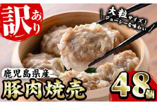 【訳あり】鹿児島県産豚肉使用 焼売48個セット（計48個・24個×2P）焼売 シュウマイ しゅうまい シューマイ 業務用 国産 冷凍 冷凍食品 レンジ お弁当 おかず 惣菜 時短 夕食 【A-1873H】