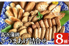 真空個包装！高浜蒲鉾 の 昔ながらの  さつま揚げ 8種 計48枚 詰合せ 【TT-21C】定番 の 上棒天 や いわし棒天 などバラエティに富んだ 食べ比べ セット です。冷蔵 真空パック 串木野名物 地酒と豆腐たっぷりの薩摩揚げ つけ揚げ つけあげ 食べ比べ【A-1585H】