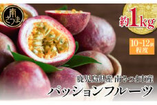 【鹿児島県産】パッションフルーツ 約1kg（10～12個程度） フルーツ 果物 旬  南国 鹿児島 南さつま市 清直kajuen