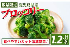 鹿児島県産 冷凍ブロッコリー(計1.2kg) ブロッコリー 野菜 冷凍 カット カット野菜 国産 簡単 手軽 サラダ 味噌汁 スープ お弁当 a1-039