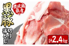 鹿児島県産黒豚切り落とし＜計2.4kg(300ｇ×8P)＞ a6-002