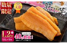 熟し芋 計1.2kg(120g×10袋)日本農業新聞一村逸品大賞を受賞した干し芋! a6-009 