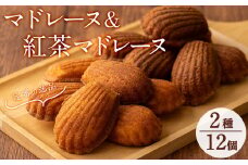 【創業以来の逸品】マドレーヌ＆紅茶マドレーヌ(各6個・計12個入) p9-025