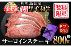 【お歳暮】【ギフト対応】＜A5等級＞黒毛和牛 巨匠の至福のサーロインステーキ 計800g(200g×4枚) wa24-005-os