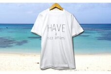 Have a nice amami 半袖Tシャツ（ホワイト）　A038-001-01