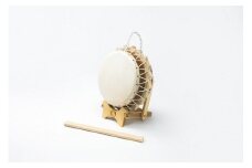 【専門職人が魂を込めた逸品】牛革 7寸 くさび太鼓　A033-001