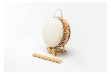 【専門職人が魂を込めた逸品】牛革 9.5寸 くさび太鼓　A033-003