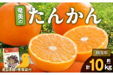 【2025年先行予約】奄美のたんかん贈答用10kg（皮むき器・情報誌付）　A052-023-02
