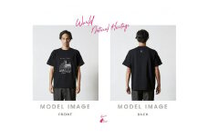 世界自然遺産 PHOTO T-SHIRT アマミノクロウサギ（size L）　A107-004-02