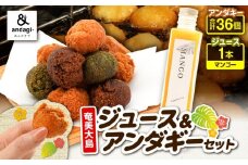 奄美ジュース（マンゴー）＆アンダギーセット　A191-003-03