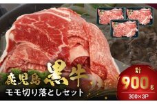 022-63 【2026年2月~4月お届け】鹿児島黒牛モモ切り落としセット900g