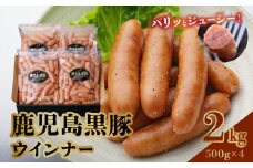 022-20 鹿児島黒豚ウインナー2kgセット