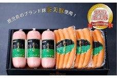 022-19 鹿児島茶美豚ソーセージセット