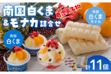 062-8-14 鹿児島名物南国白くま&モナカ詰合せ