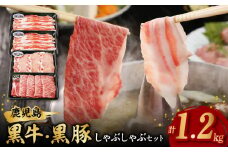 022-46 鹿児島黒牛・黒豚しゃぶしゃぶセット