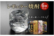 026-A-044 紙パック入 レギュラー焼酎 1.8L×6本セット