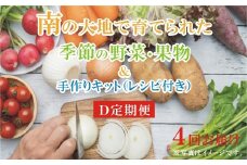 【全4回】南の大地で育てられた旬の野菜・果物定期便 017-15