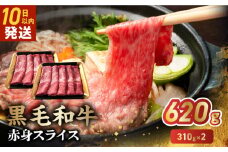 027-107 鹿児島県産黒毛和牛赤身スライス620g