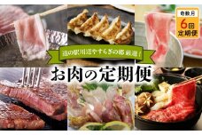 【全6回】道の駅川辺やすらぎの郷 厳選!お肉の定期便 013-23