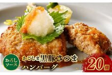 052-39 かごしま黒豚ハンバーグおろしソース20個