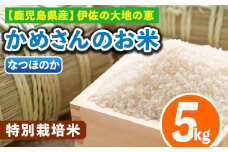Z9-02 かめさんのお米(5kg・なつほのか) ふるさと納税 伊佐市 特産品 伊佐米 白米 精米 【Farm-K】
