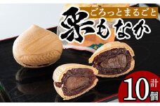 isa322 創業100年以上の老舗菓子店が作るつぶあんの栗もなか(10個) ふるさと納税 伊佐市 特産品 老舗 栗 まるごと 最中 和菓子 粒あん プレゼント ギフト 菓子 贈り物【橋脇風月堂】