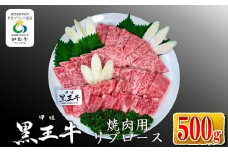 isa336 鹿児島県産黒毛和牛 伊佐黒王牛リブロース焼肉用！(500g) ふるさと納税 伊佐市 特産品 ブランド牛 牛肉 国産 九州産 鹿児島県産 ロース 焼肉  和牛 ギフト 肉 贈り物 プレゼント BBQ【プラン・ビー】