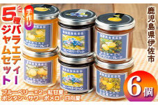 isa476 《数量限定》5種のバラエティージャム食べ比べセット(計6個・ブルーベリー×2、紅甘夏、ボンタン、サワーポメロ、日向夏) 加工食品 果物 フルーツ 詰め合わせ 果肉 柑橘 低糖 ハンドメイド ジャム ギフト マーマレード【薩摩美食倶楽部】