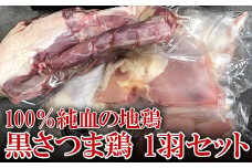 a190 黒さつま鶏1羽セット(約1kg) 【NSファーム】 姶良市 国産 九州産 鹿児島県産 地鶏 鶏肉 鳥肉 とり モモ ムネ ササミ 砂ずり レバー 手羽先 詰め合わせ