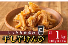 a885 しっとり食感の干し芋けんぴ(合計1kg・100g×10袋)【ファーム工房】姶良市 国産 鹿児島県産 長期熟成 紅はるか ほしいも さつまいも サツマイモ 焼芋 焼き芋 着色料・保存料不使用 無添加 スイーツ おやつ