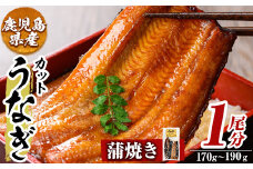 a982-A うなぎ蒲焼き・1尾分(170g～190g)【うえの屋】姶良市 うなぎ 鰻 ウナギ 蒲焼き 蒲焼 かばやき カット タレ 鹿児島 国産 冷凍