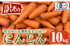 a992 《訳あり》《期間限定！2024年12月上旬～2025年3月上旬の間に発送予定》有機人参 (10kg)【今村農園】姶良市 国産 有機栽培 有機 野菜 やさい にんじん ニンジン 訳アリ