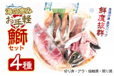 海の恵みお手軽鰤セット(4種)【山崎海産】yama-6021