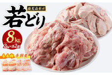 若どりモモ肉4kg・手羽先4kgセット(合計8kg)【まつぼっくり】matu-1463R7