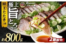 《2025年10月より順次発送予定》ぶりの王様「 鰤王 」 タタキ (約0.8kg・2節) 産地直送 おつまみ にも最適 旨味が抜群の 長島町 特産品 ブランド ぶり 鰤 ブリ 切り身 真空 冷凍 刺身 魚 魚介 人気 ランキング 【JFA】jfa-1220