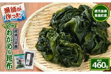 菊栄丸の野菜昆布と塩蔵わかめセット(計460g)【菊栄丸水産】kiku-3391