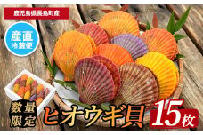 《令和7年11月より順次発送予定》＜期間・数量限定＞長島特産！ヒオウギ貝(15個)【口之福浦ヒオウギ貝出荷グループ】kuchi-860