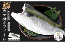 【先行予約】獅子島産 百年漁師の鰤 カマ付きフィーレ1パック (半身分) 【島のごちそう】gochi-1314