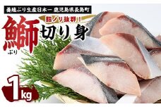 【先行予約】鰤の切り身（約1.0kg）【株式会社島水】shimasui-1506