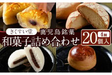 D02 ＜数量限定＞鹿児島湧水町ふるさと銘菓 和菓子詰め合わせ(4種・計20個) 和菓子 詰め合わせ かるかん 食べ比べ スイーツ お菓子 おかし 饅頭 まんじゅう タルト 鹿児島銘菓 郷土菓子 ギフト 贈答 贈り物 バレンタイン ホワイトデー【きくすい堂】