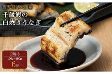 鹿児島県大隅産　千歳鰻の白焼鰻　6尾