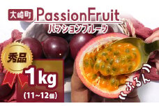 【数量限定】情熱のまちのパッションフルーツ（約１kg）
